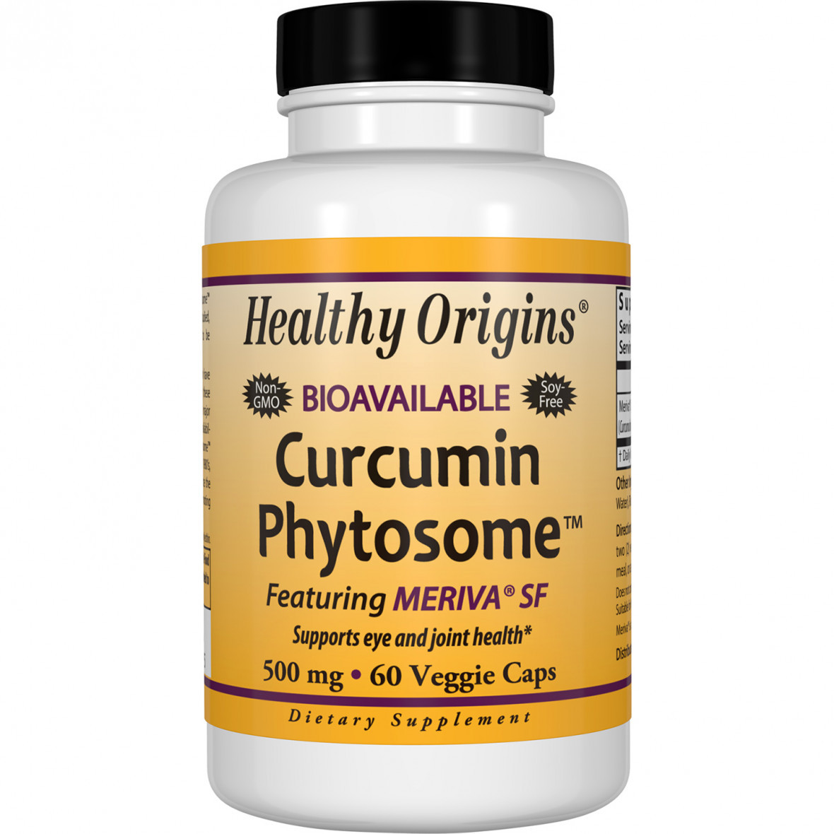 

Фитосома куркумина Healthy Origins Curcumin Phytosome 500 мг 60 капсул (333249)