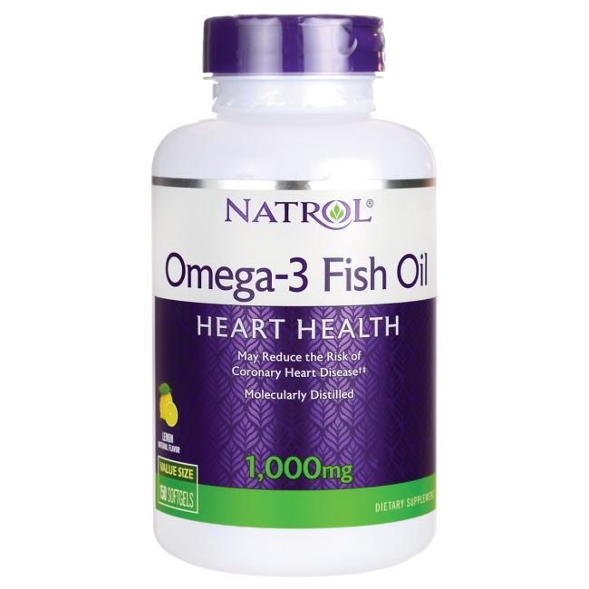 

Комплекс незаменимых жирных кислот Natrol Omega 3 Fish Oil 150 капсул (333310)