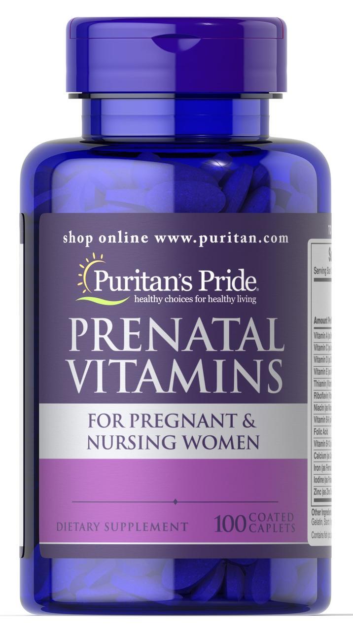 

Витамины Puritan's Pride Prenatal Vitamins 100 таблеток (333717)