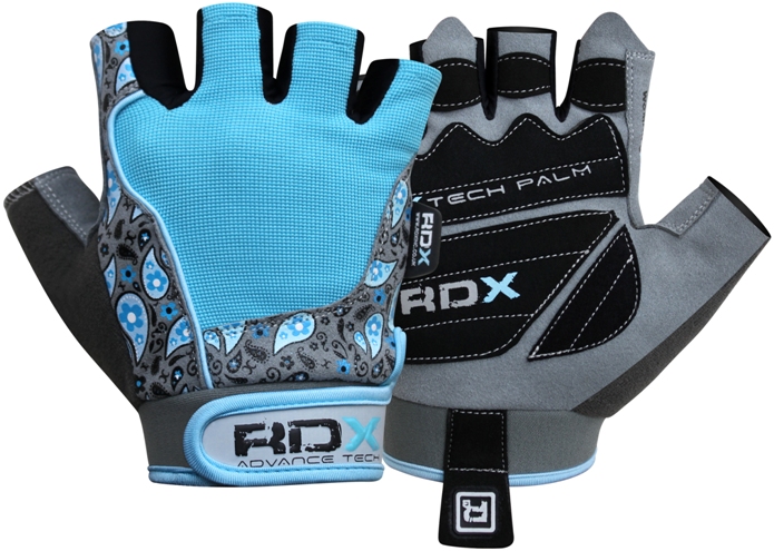 

Перчатки для фитнеса женские RDX Blue L