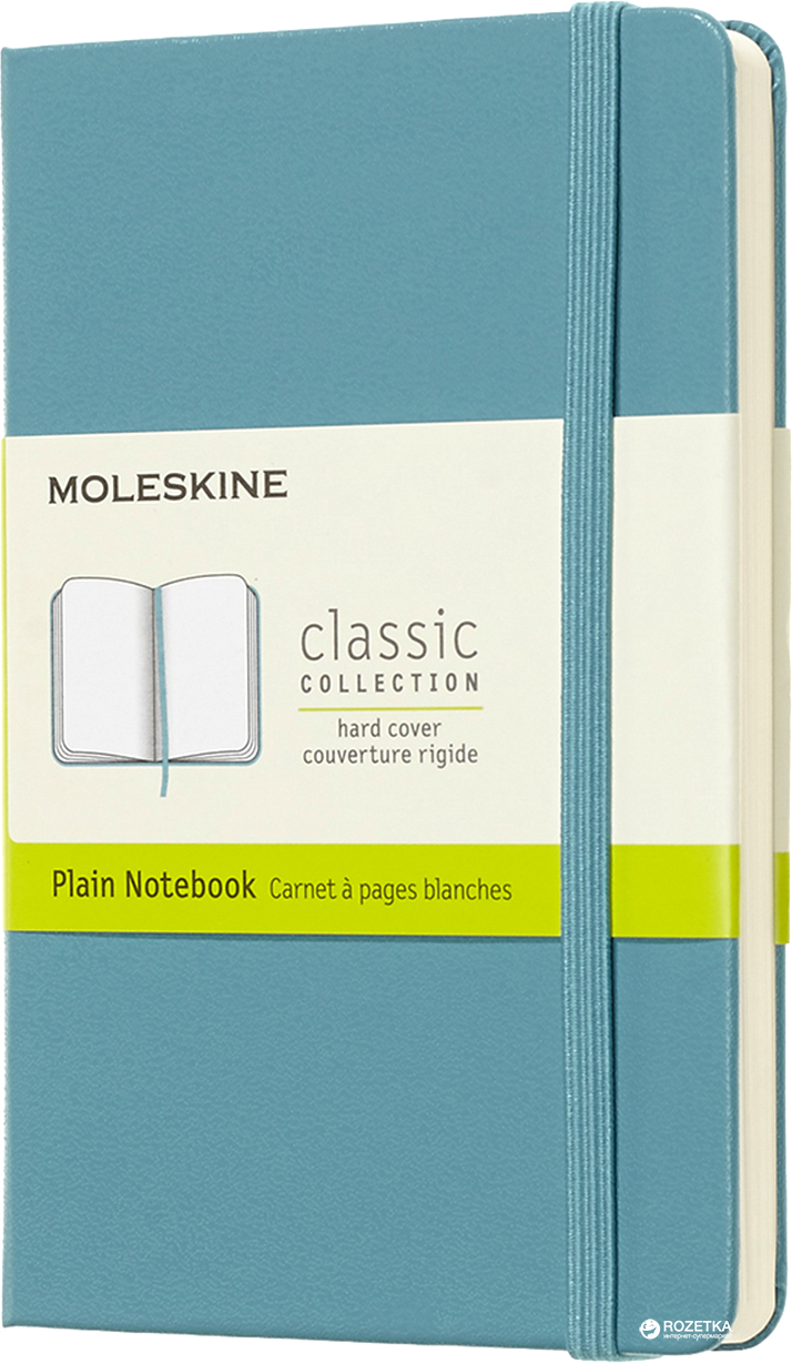 

Записная книга Moleskine Classic 9 х 14 см 192 страницы без линовки Океанский синий (8058341715284)