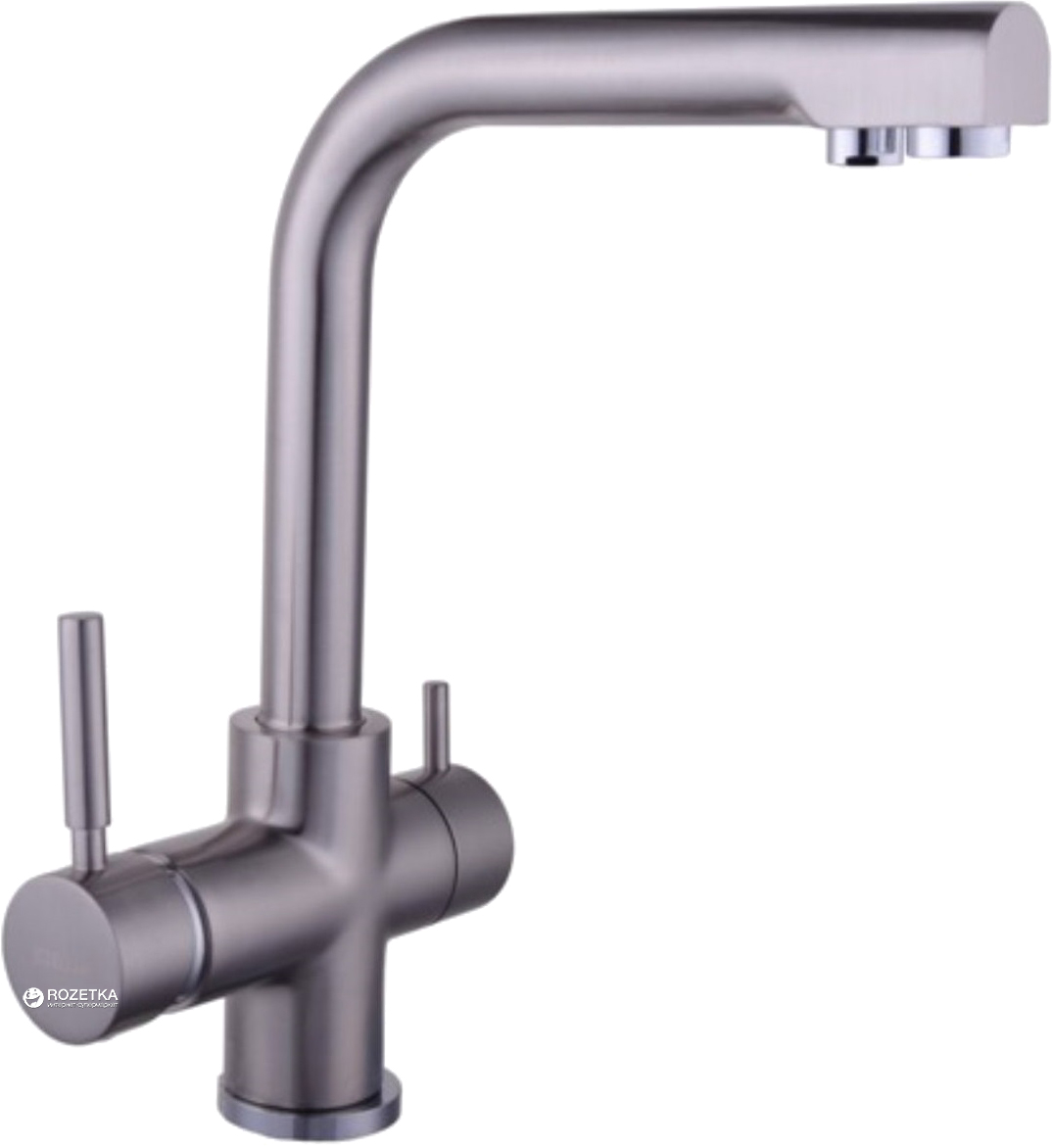 

Смеситель кухонный с подключением к фильтру GLOBUS LUX GLLR-0888 StSTEEL