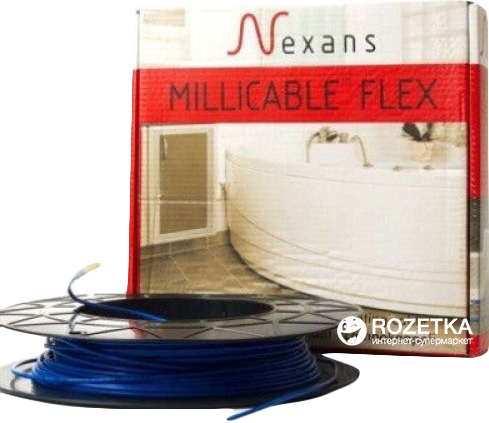 

Теплый пол тонкий двужильный Nexans Millicabl Flex 15 375 W (15375)