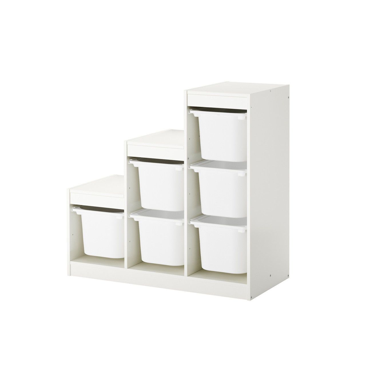 

Органайзер с ящиками для игрушек IKEA TROFAST белый 290.428.77