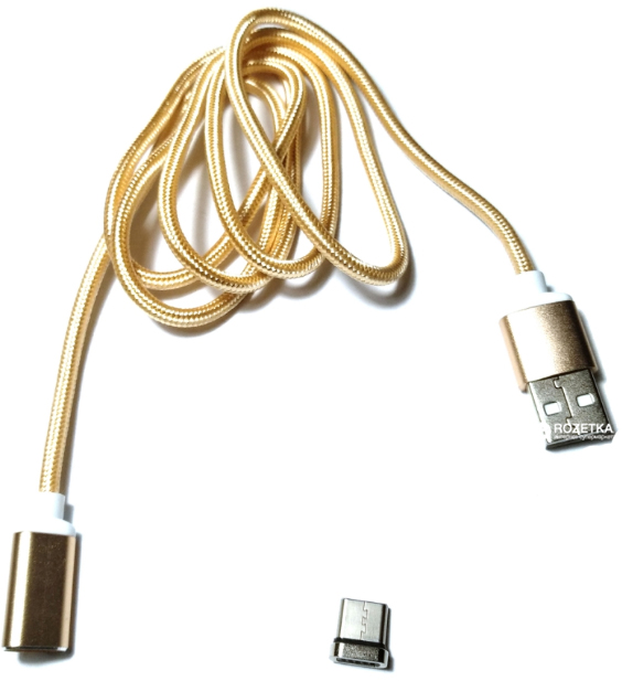 

Магнитный кабель синхронизации Value USB 3.1 Type-C - USB 2.1 А 1 м Gold