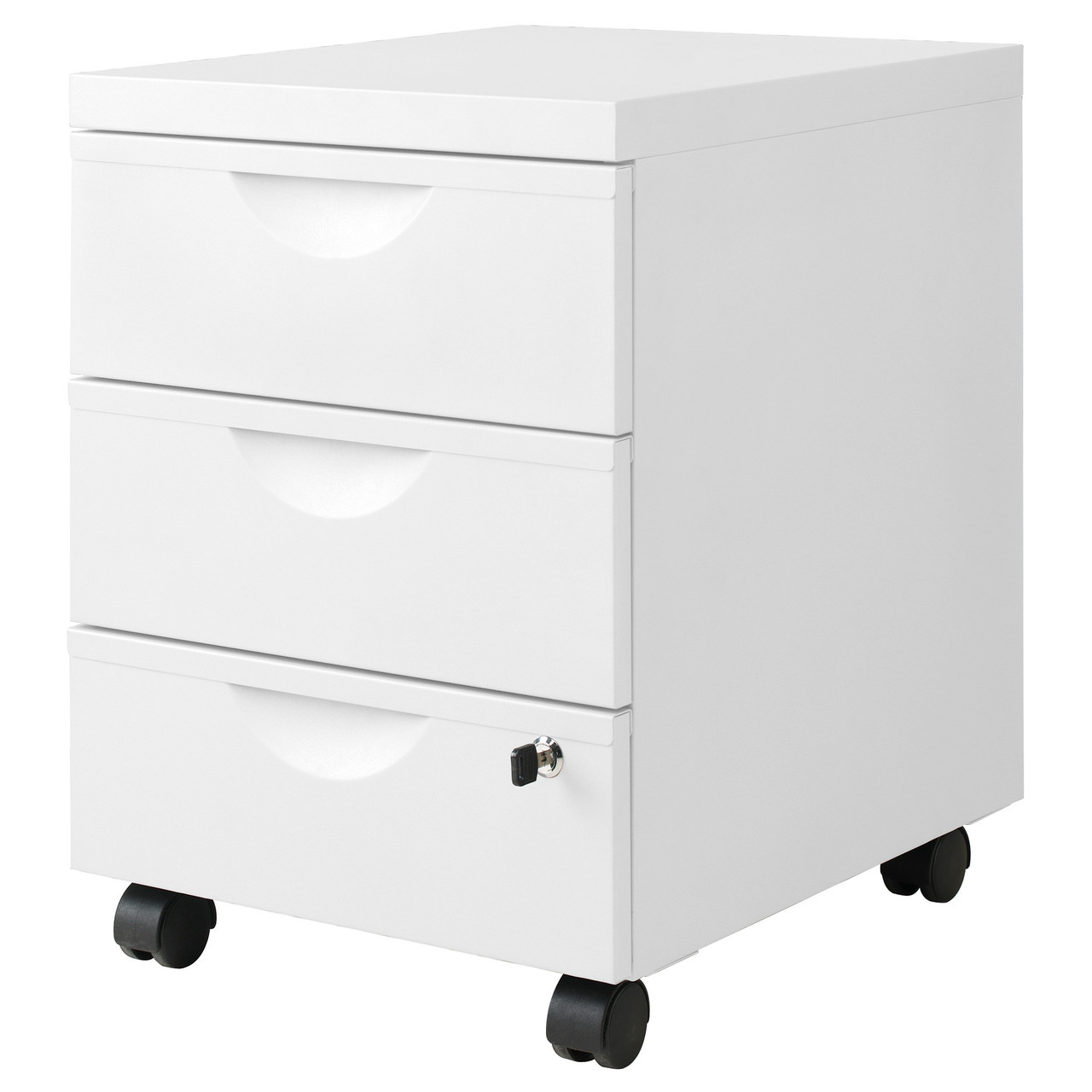 

Комод с 3 ящиками IKEA ERIK на колесиках белый 101.518.09