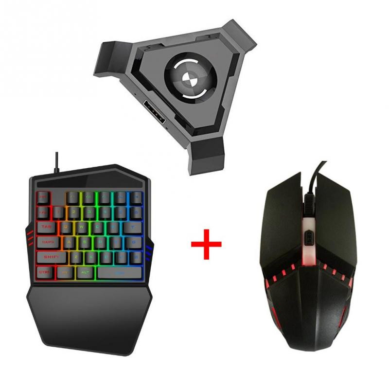 

PUBG мобильный игровой Bluetooth адаптер с игровой клавиатурой и мышкой Union PUBG Mobile G6
