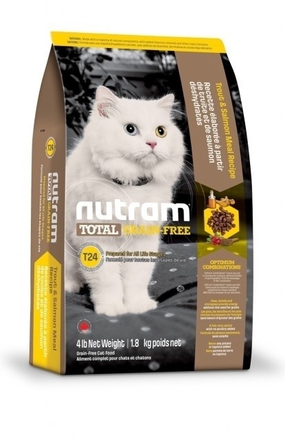 

Сухой корм Nutram T24 Salmon & Trout Cat для взрослых котов со вкусом лосося и форели 1.13 кг