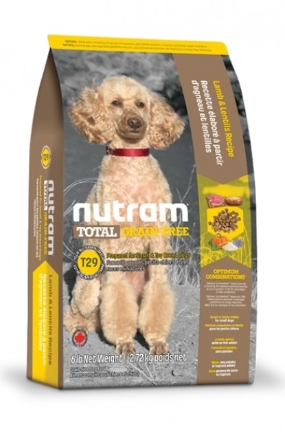 

Сухой корм Nutram T29 Total Grain-Free Lamb and Lentils Recipe Dog с ягненком и чечевицей 2 кг