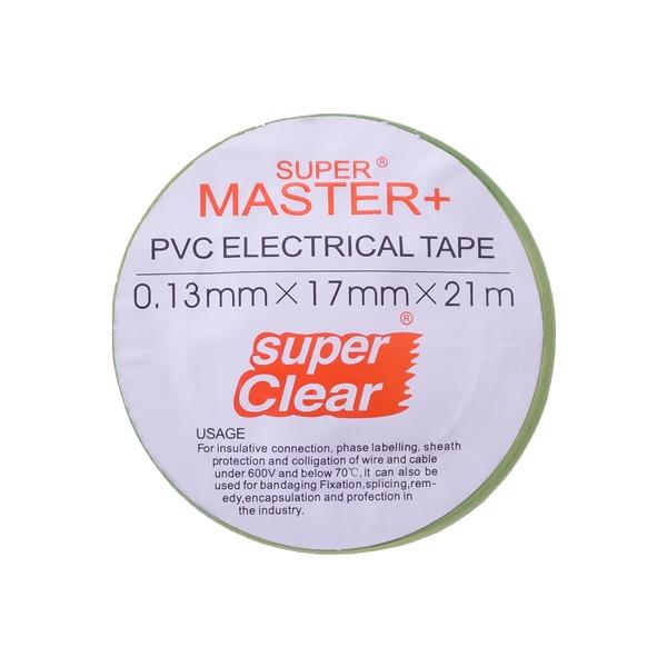 

Лента изоляционная Super Clear 21 м x 17 x 0.13 мм желто-зеленая (i11) (10 шт.)