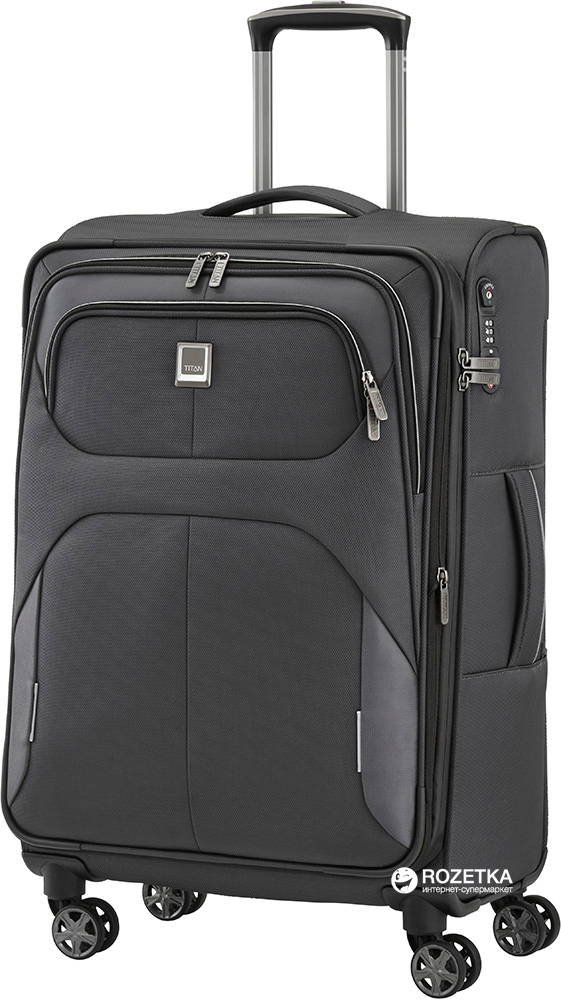 

Чемодан на 4 колесах Titan Nonstop M Средний 42 x 68 x 28 см Черный (Ti382405-04)