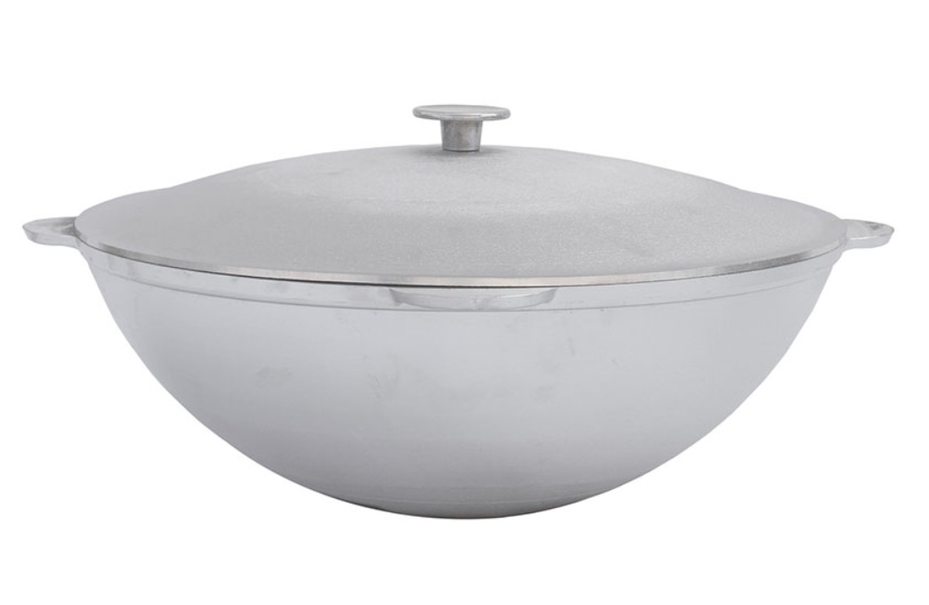 

Казан татарский литой алюминиевый Биол с крышкой 22 л КТ2200