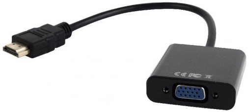 

Адаптер Cablexpert HDMI to VGA and audio 0.15 м (A-HDMI-VGA-03)
