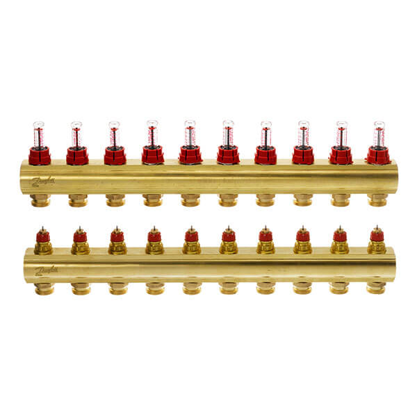 

Распределительный коллектор Danfoss FHF-10F с ротаметрами (088U0530)