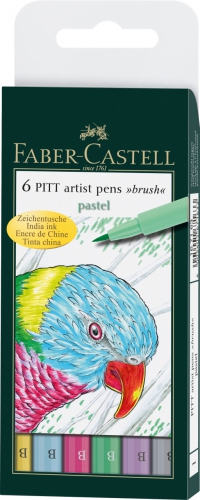 

Набор маркеров 6шт. Пастель PITT Faber-Castell