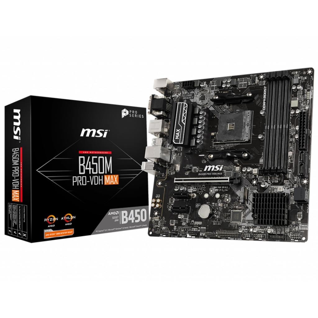 

Материнская плата MSI B450M PRO-VDH MAX