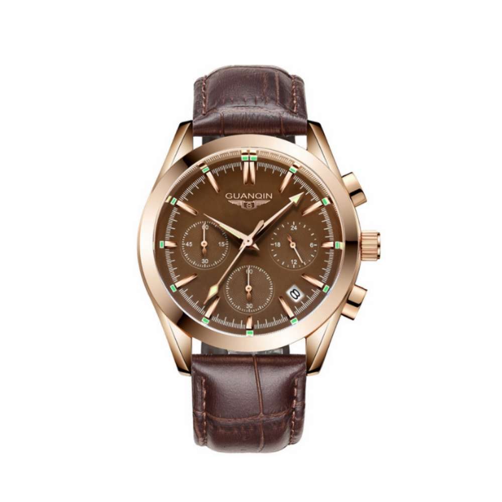 

Часы Guanqin Gold-Brown-Brown GS19096 CL (GS19096-1AGBrBr)