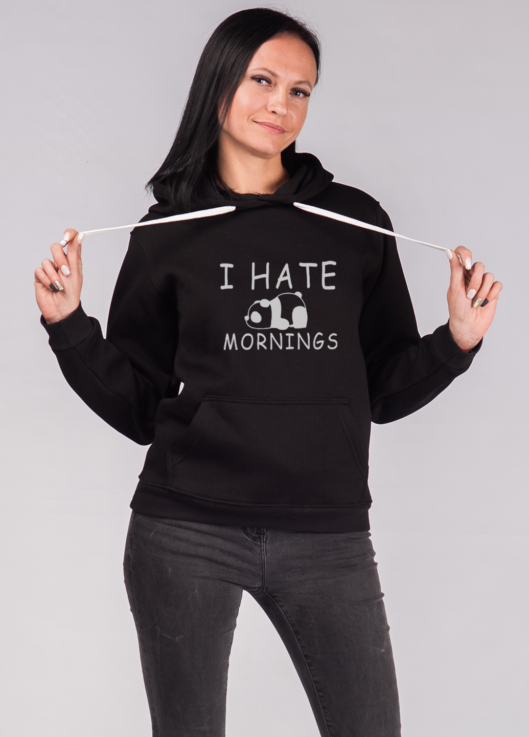 

Худи Malta Ж459-14-Р1 Hate-Mornings-W M Черное