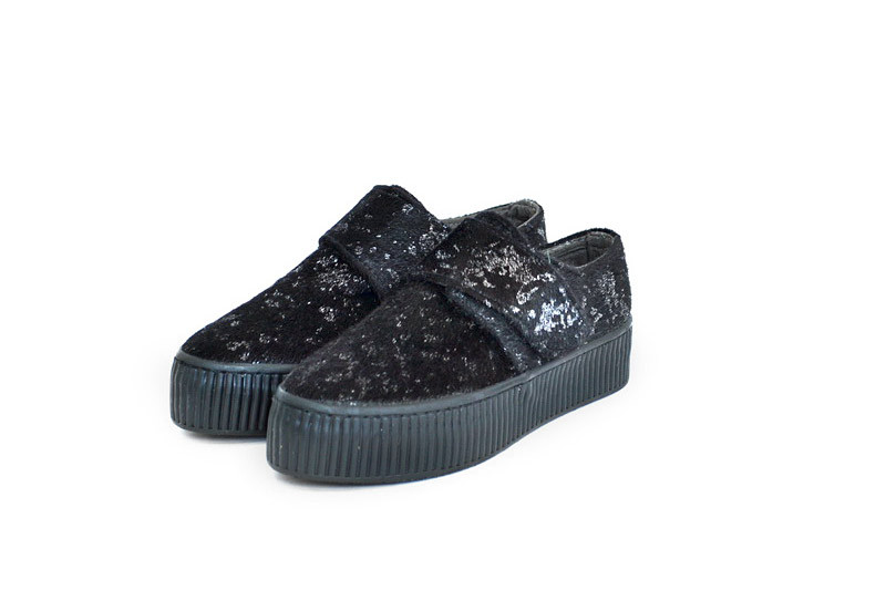 

Женские слипоны Kylie crazy negro black/silver 36