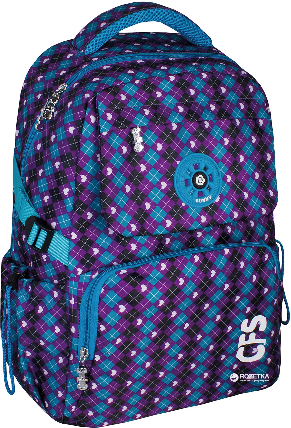 

Рюкзак молодежный Сool For School 820 44x28x10 см 12 л (CF86396)