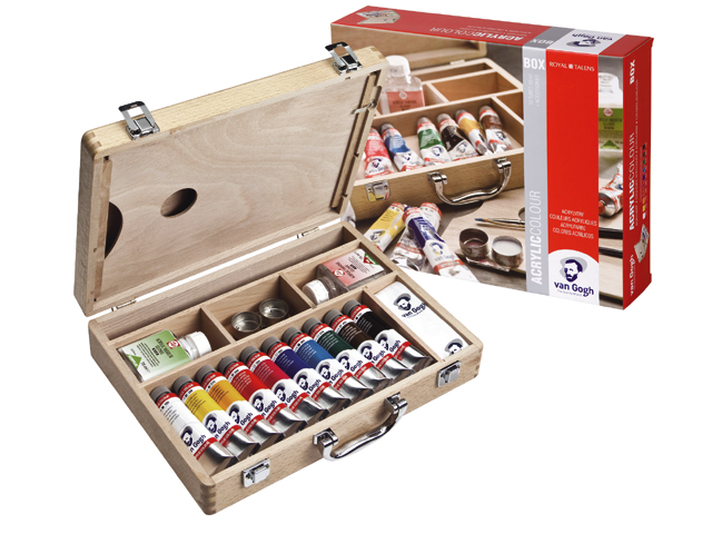 

Набор подарочный с акриловыми красками Van Gogh Basic Box