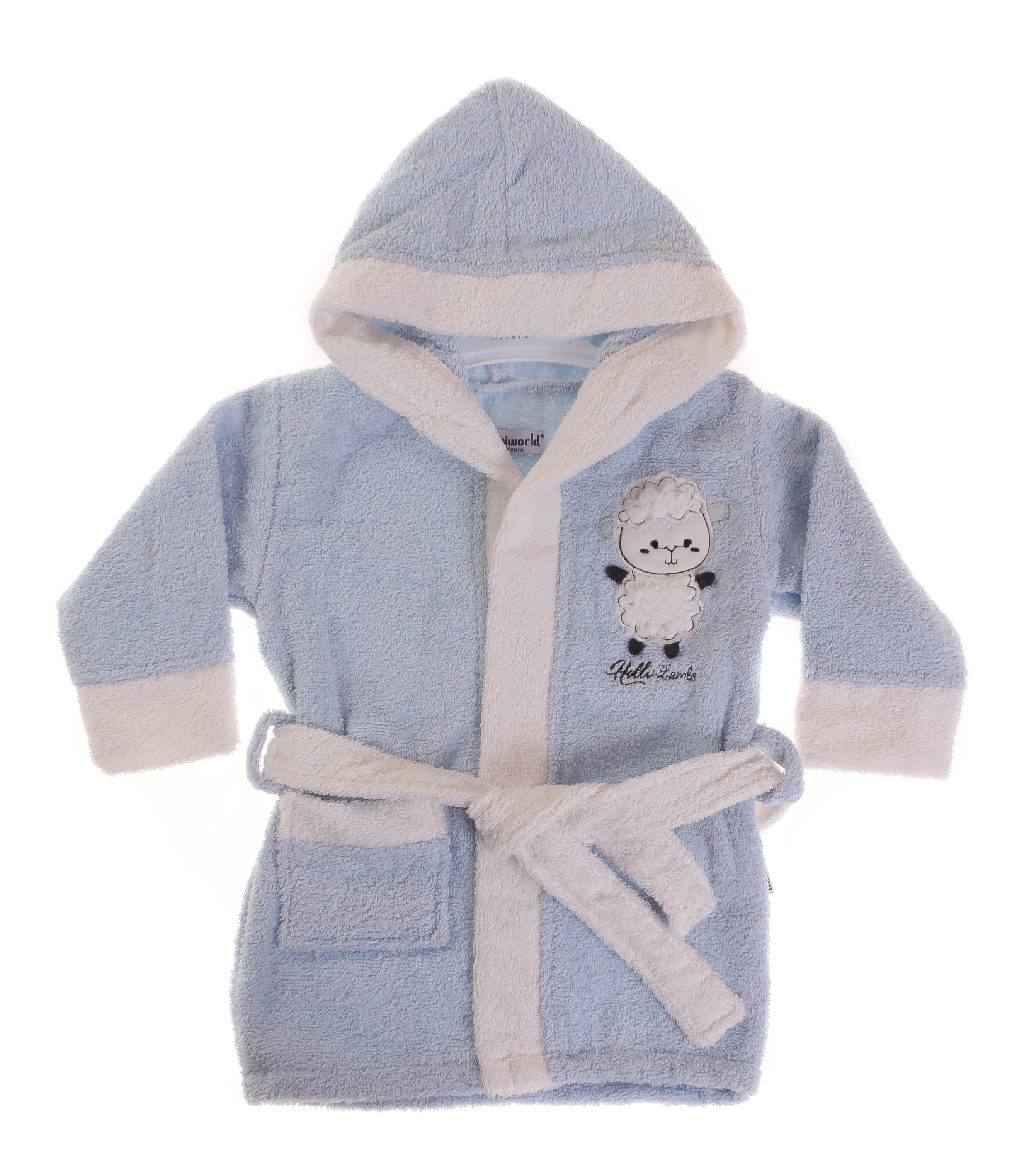 

Халат MiniWorld Голубой 92 см 15368 (517341)