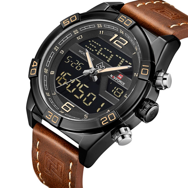 

Чоловічі годинники Naviforce Legion Brown NF9128