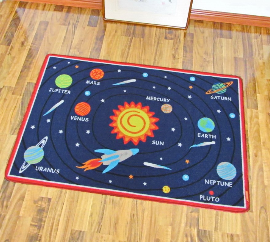 

Коврик для детской комнаты Астрономия 100 х 130 см Berni Home Синий