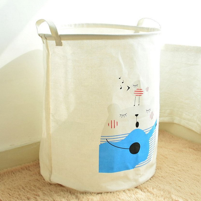 

Корзина для игрушек, белья, хранения Кот гитарист Berni Home Белый (45706)