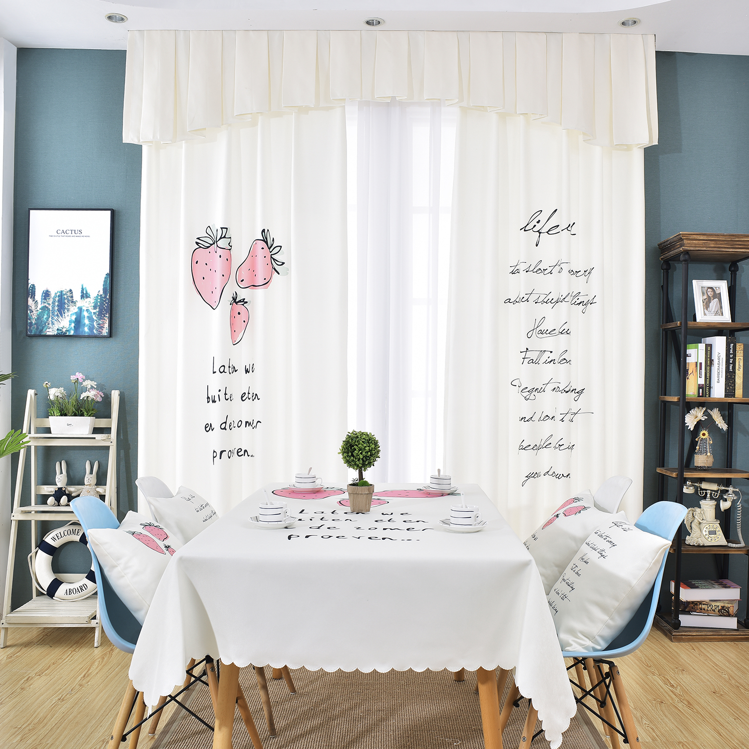 

Штора Клубника 185 х 265 2 шт. Berni Home