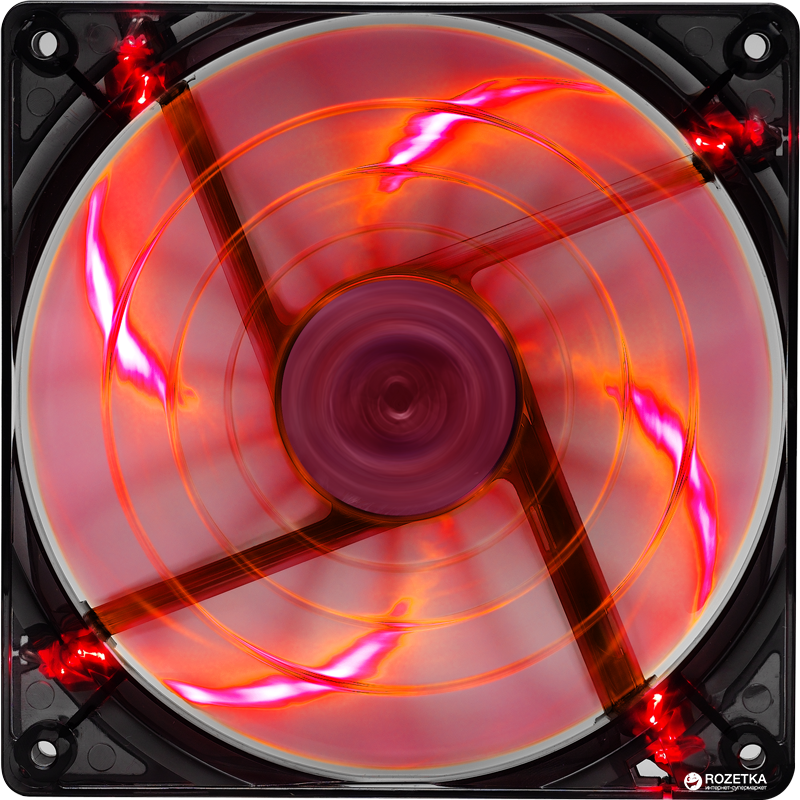 

Кулер Aerocool Shark Fan 120 мм Orange LED