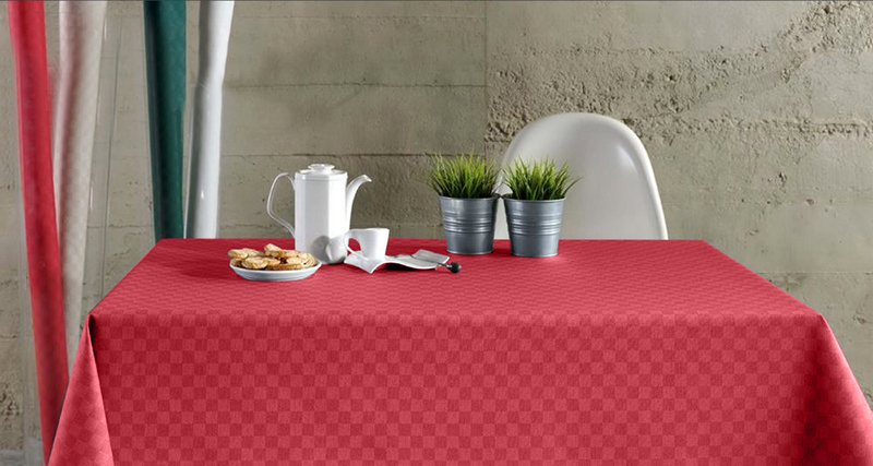 

Скатерть на стол (8474) Time Textile 160x240 см Красный 000046684