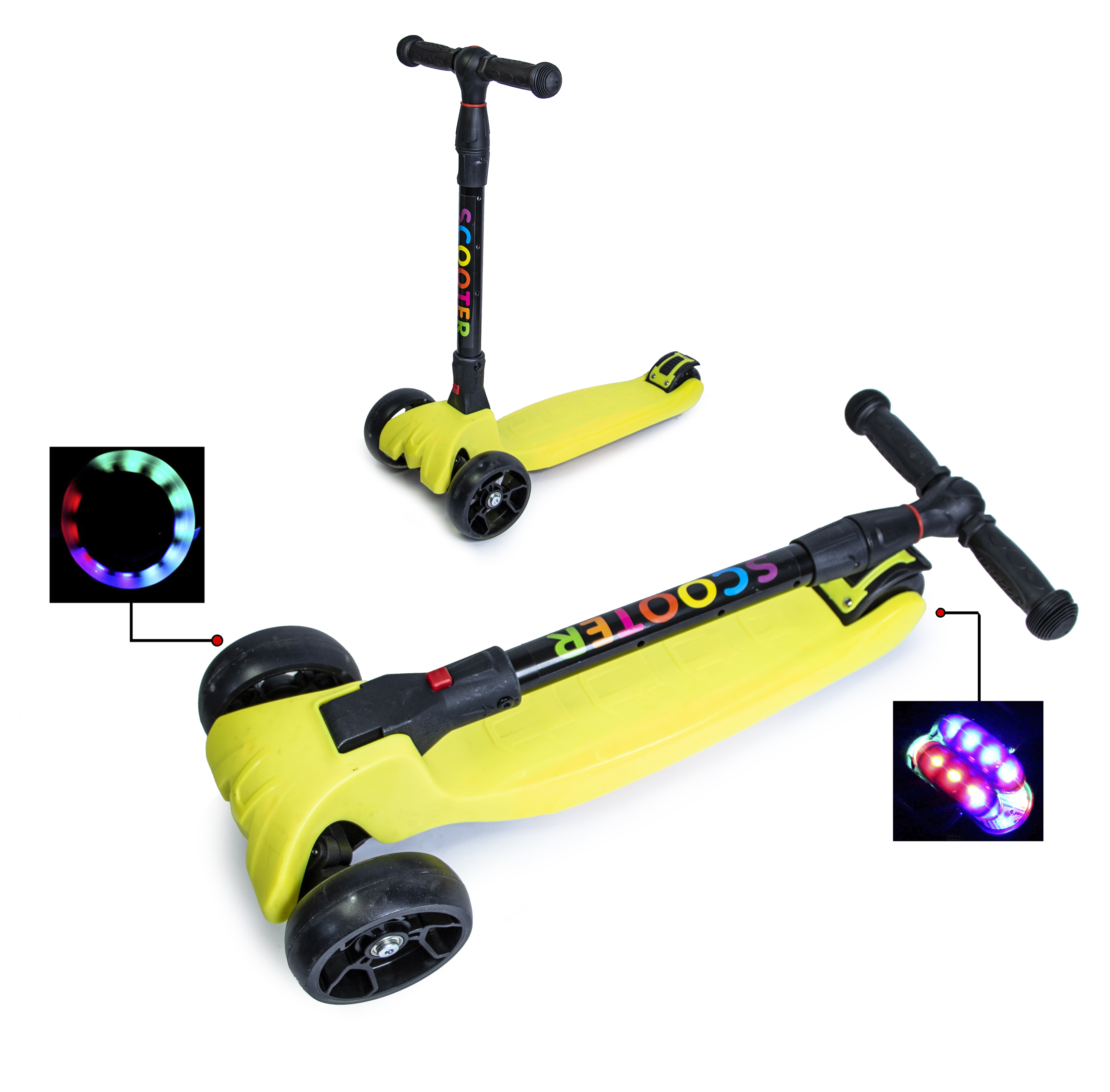 

Детский самокат Scale Sports Желтый 000050124