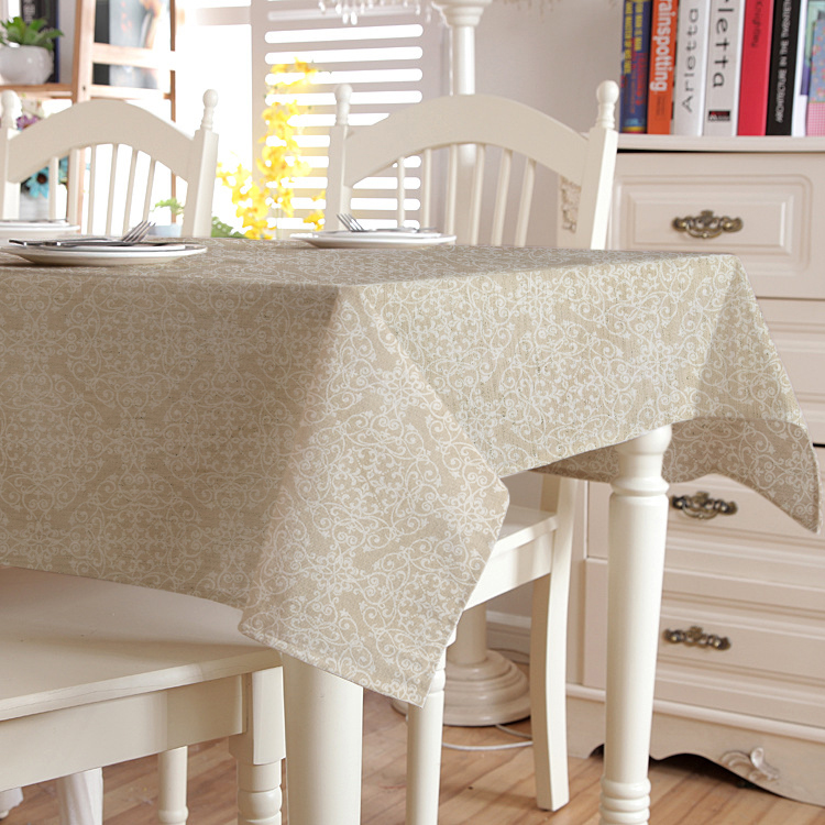 

Скатерть на стол (7667) Time Textile 100x140 см Бежевый 000046159