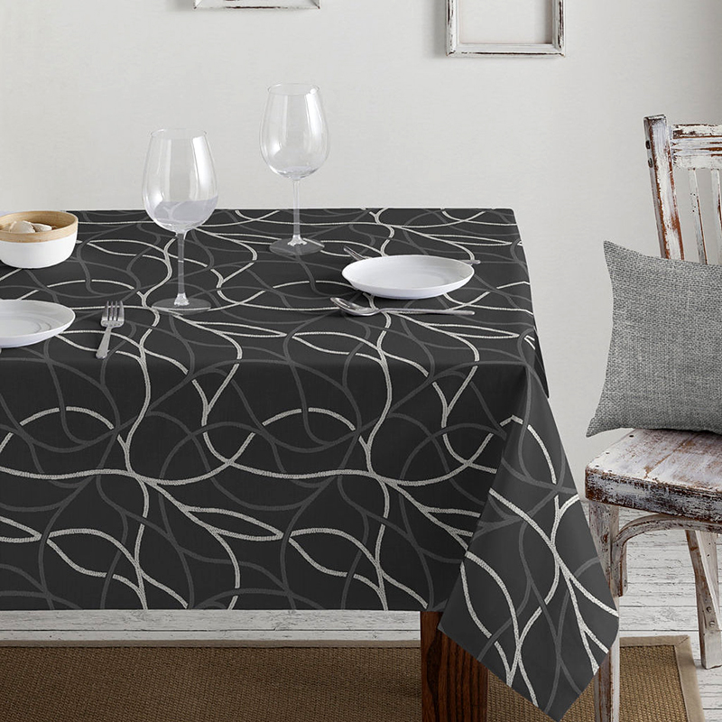 

Скатерть на стол (7665) Time Textile 140x250 см Черный 000046157