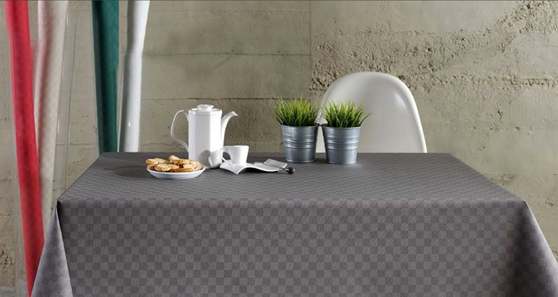 

Скатерть на стол (8473) Time Textile 160x220 см Серый 000046678