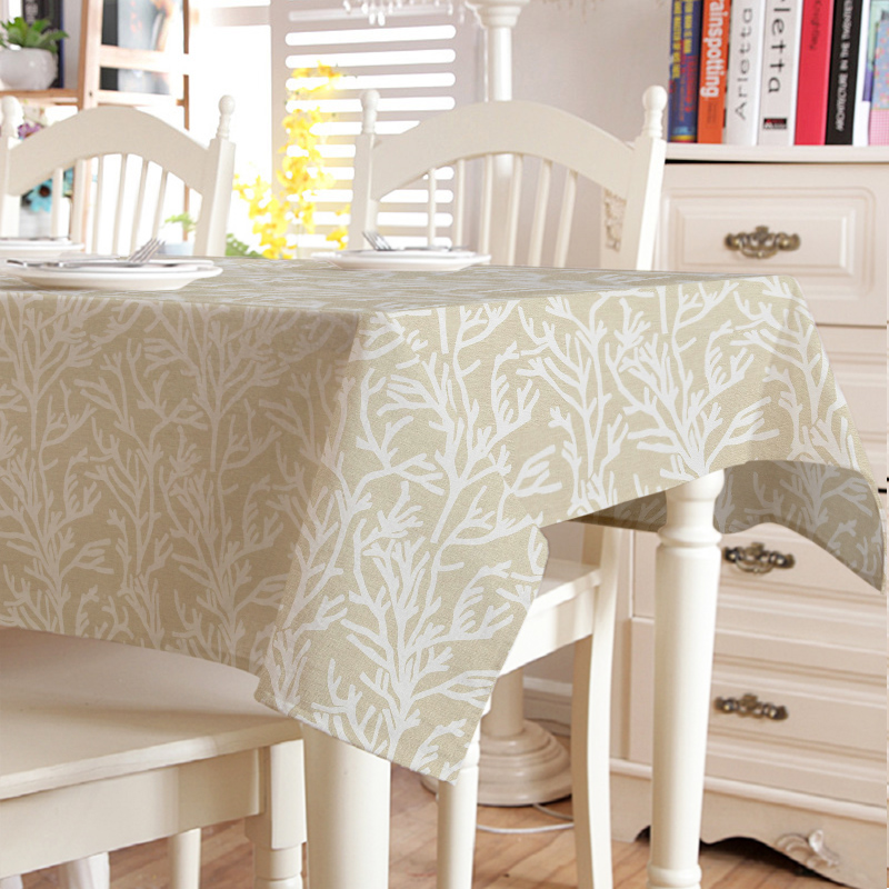 

Скатерть на стол (8586) Time Textile 140x160 см Бежевый 000046980