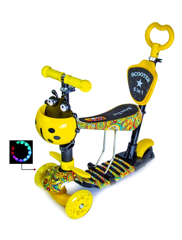 

Детский самокат Scale Sports Желтый 000050130