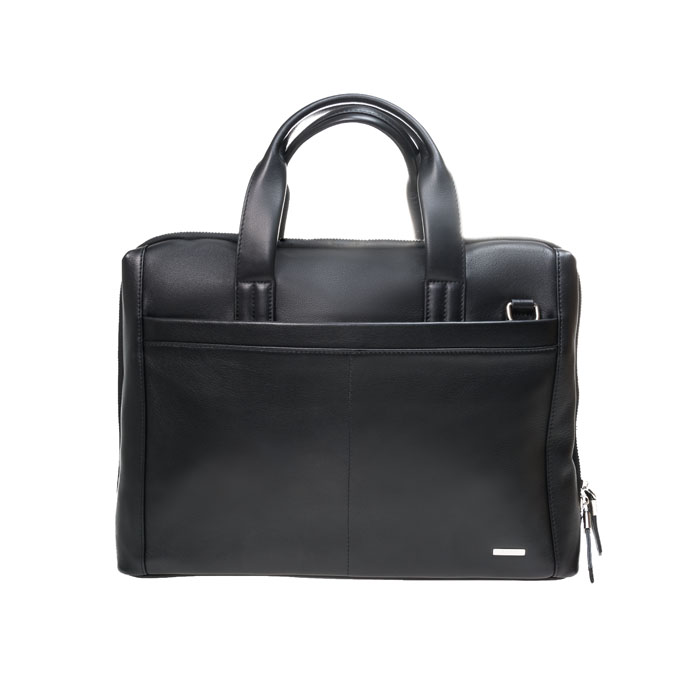 

Сумка деловая AMO ACCESSORIAMOpl-ta1345black из гладкой натуральной кожи Чёрная