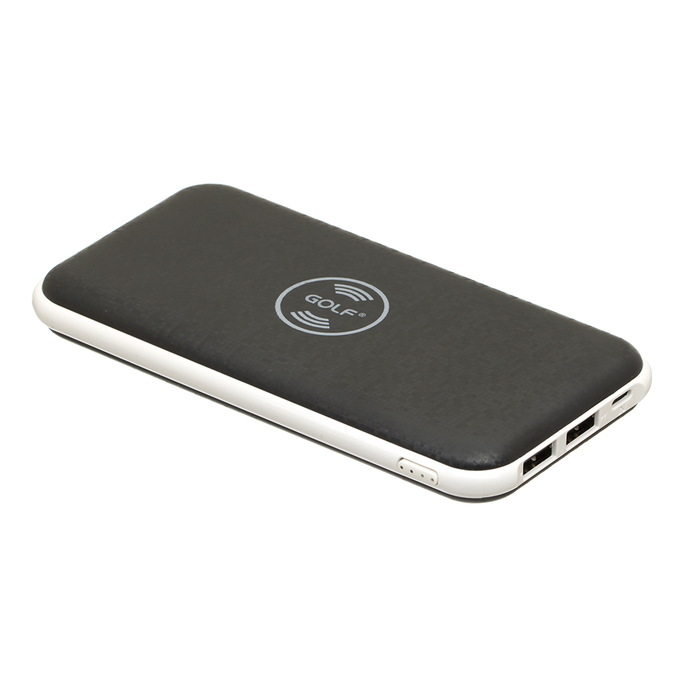

УМБ Power Bank GOLF GF-W2 8000 mAh возможность беспроводной зарядки