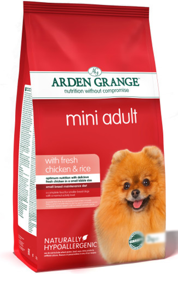 

Сухой корм Arden Grange Mini Adult Dog Chicken + Rice для взрослых собак мелких пород со свежей курицей и рисом 2 кг (AG631280)