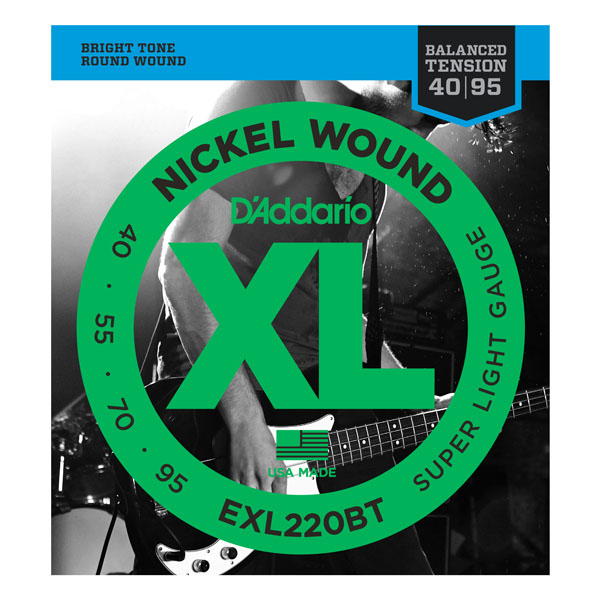 

Струны D`ADDARIO EXL220BT XL BALANCED TENSION BASS SUPER LIGHT40-95