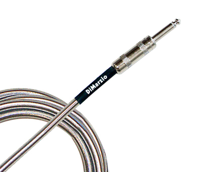 

Кабель гитарный DIMARZIO EP1715SSSM METALLIC INSTRUMENT CABLE 15ft (CHROME)