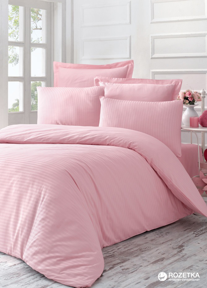 

Комплект постельного белья Victoria Stripe Sateen Line 200x220 см