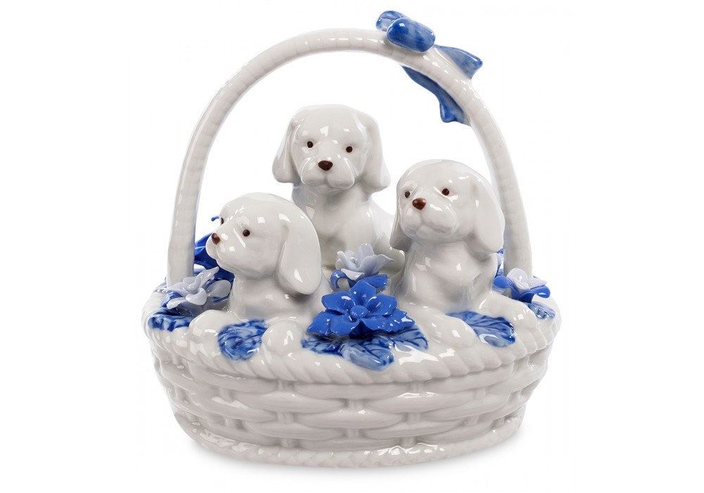 

Фигурка Pavone CMS-46/ 9 Щенки в корзинке