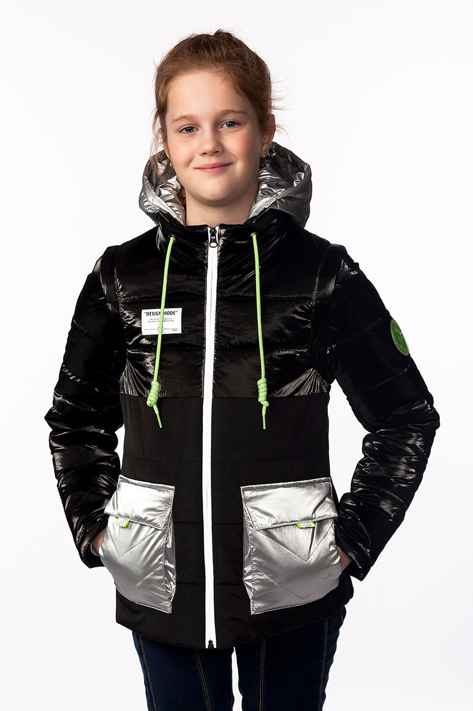 

Куртка-жилет с отстегивающими рукавами Tiaren Мишель 128 см Черный