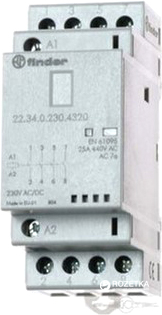 

Контактор Finder 4NO 25A 220-240 В