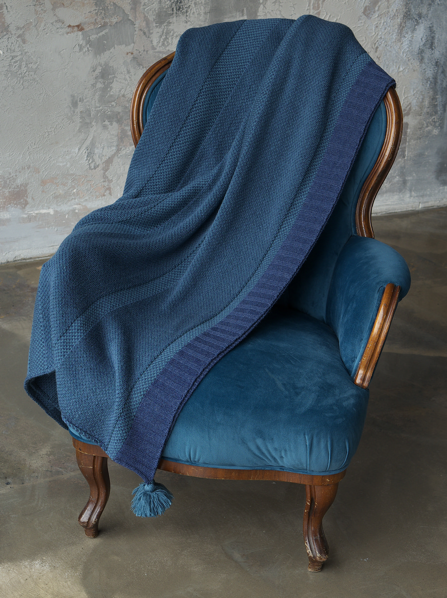 

Плед Betires Home Ball Navy Blue 130 x 170 см