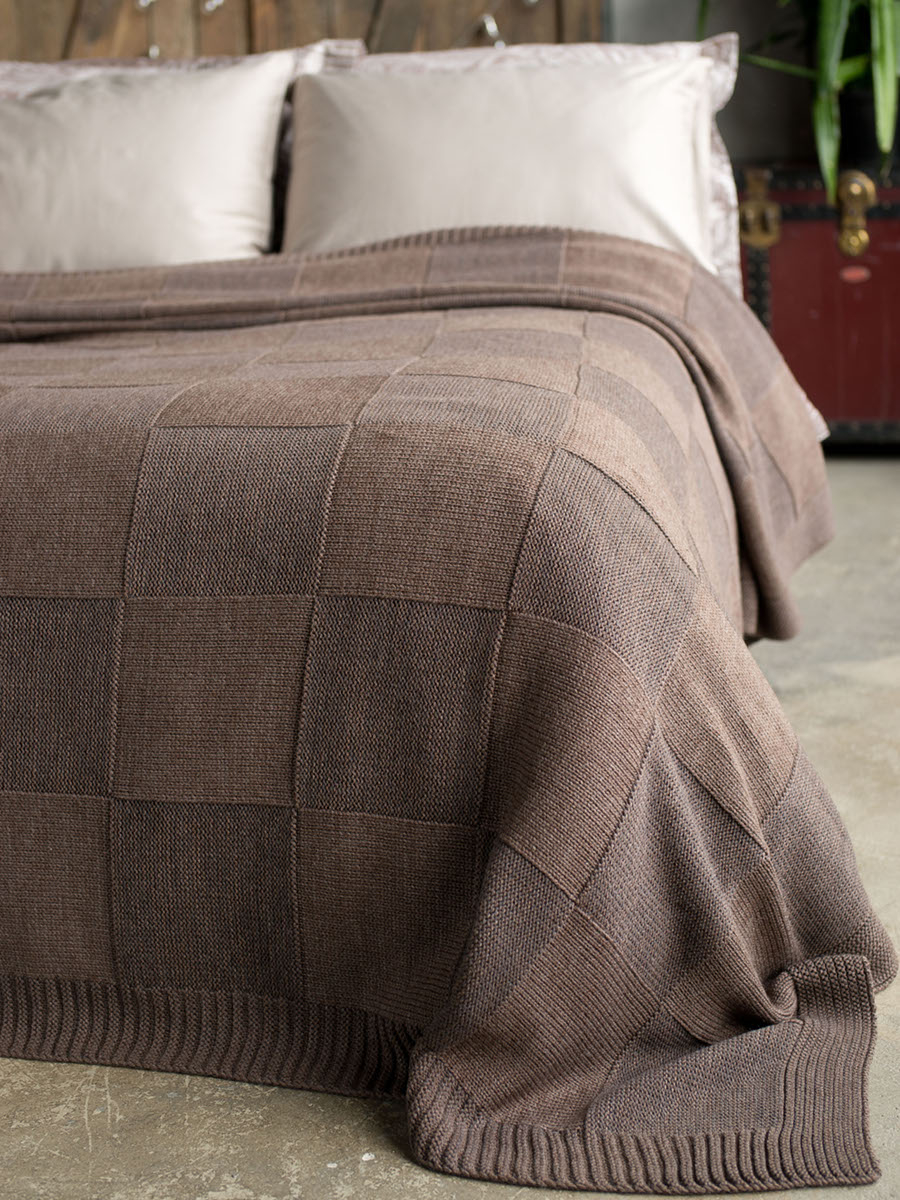 

Плед Betires Home Aspen 220x240 Dark Brown