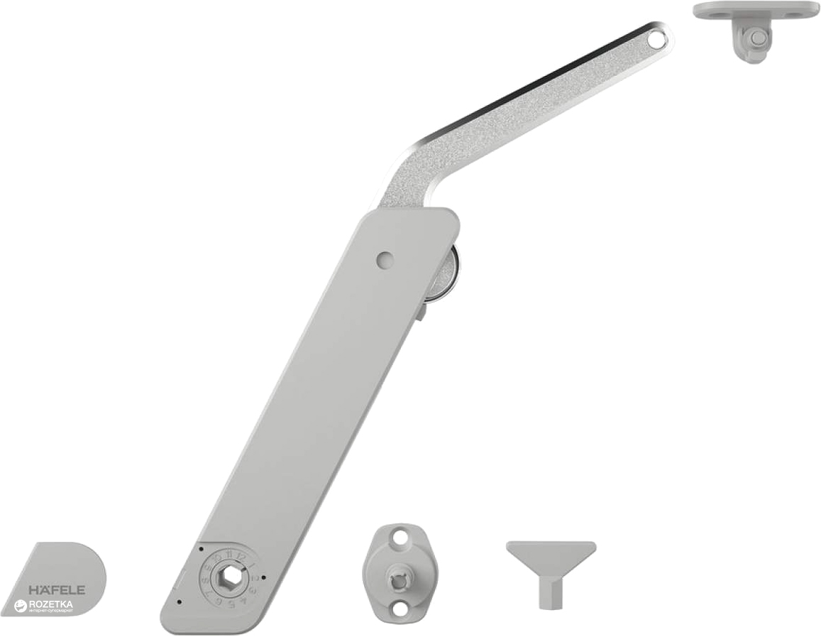 

Комплект подъемника Hafele Free Flap H 1.5 A односторонний, пластик, цамак, левый Серый (372.28.601)